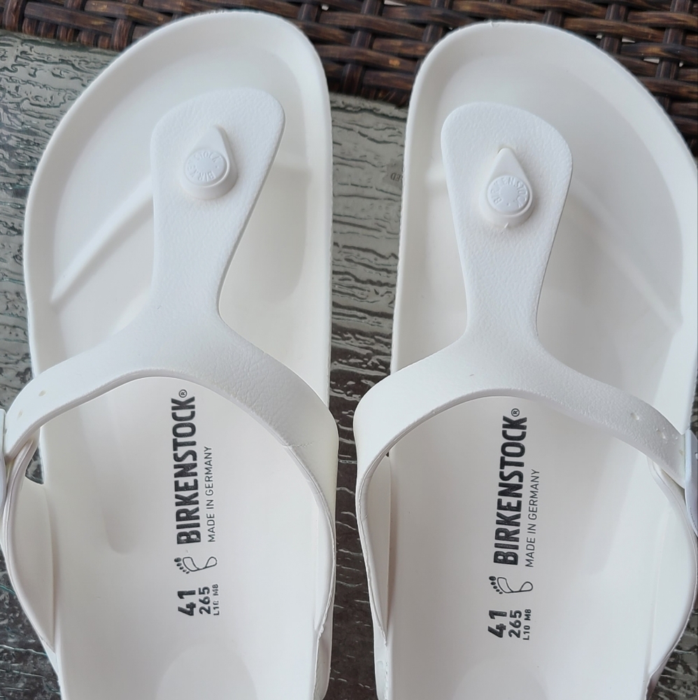 Birkenstocks Gizeh Essential EVA Size 41 (10) White
